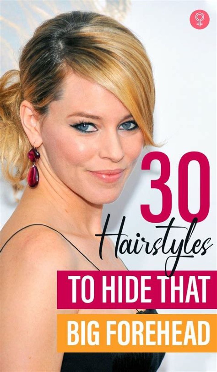 32 Awesome Hairstyles To Hide Or Cover Up Big Foreheads Haircut for