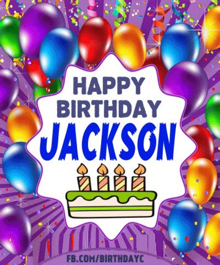 A Happy Birthday To Jackson's young son