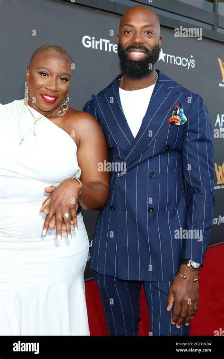 Aisha Hinds Fiance Silky Valente Editorial Stock Photo Stock Image