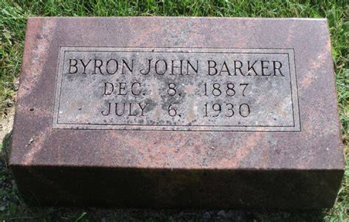 Byron John Barker (18871930) Find a Grave Memorial