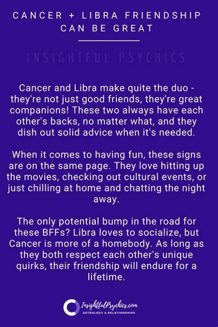 Cancer and Libra Friendship Uncovering the Meaning Behind Dreams