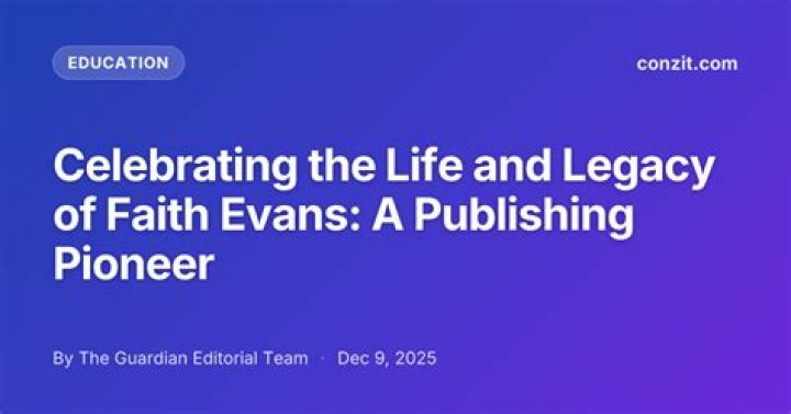 Celebrating the Legacy of Evans Richardson A Comprehensive Obituary