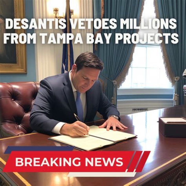 DeSantis vetoes 35 million for Tampa Bay Rays training facility