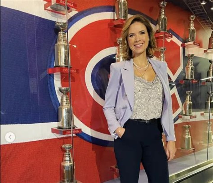 Elizabeth Rancourt &agrave; l'animation de matchs de la LNH &agrave; TVA Sports TVA