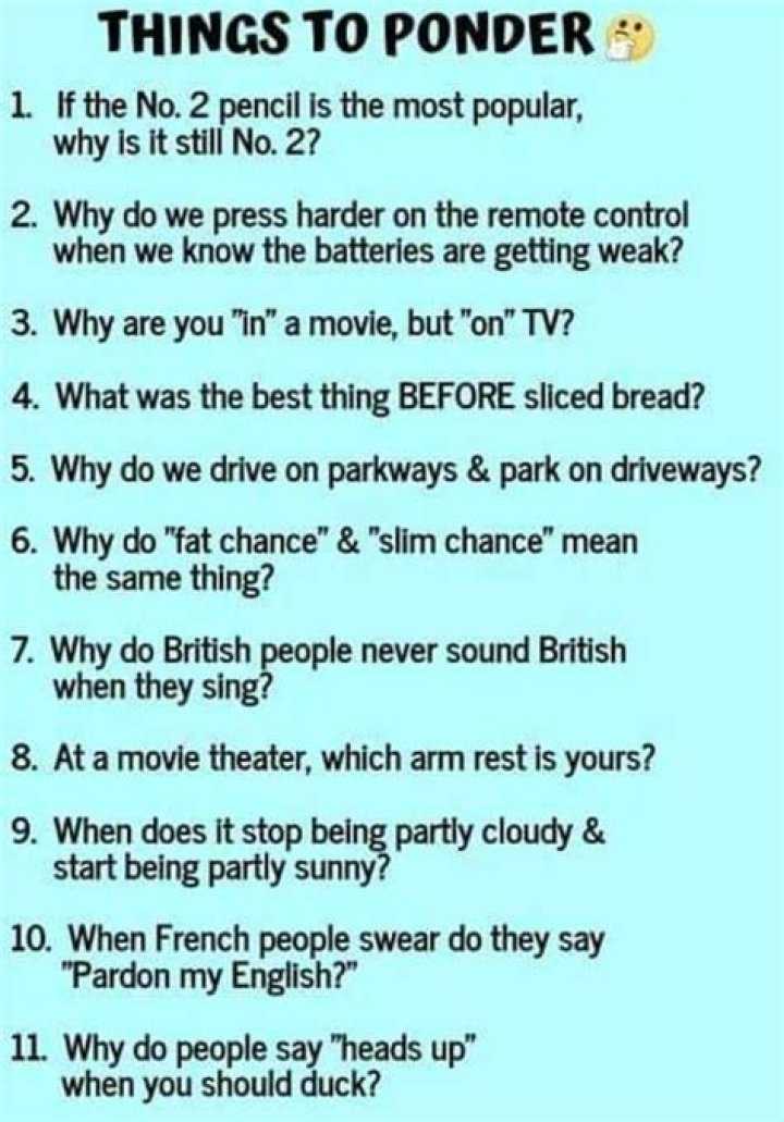 Fun Questions To Ponder QUESTIOSA