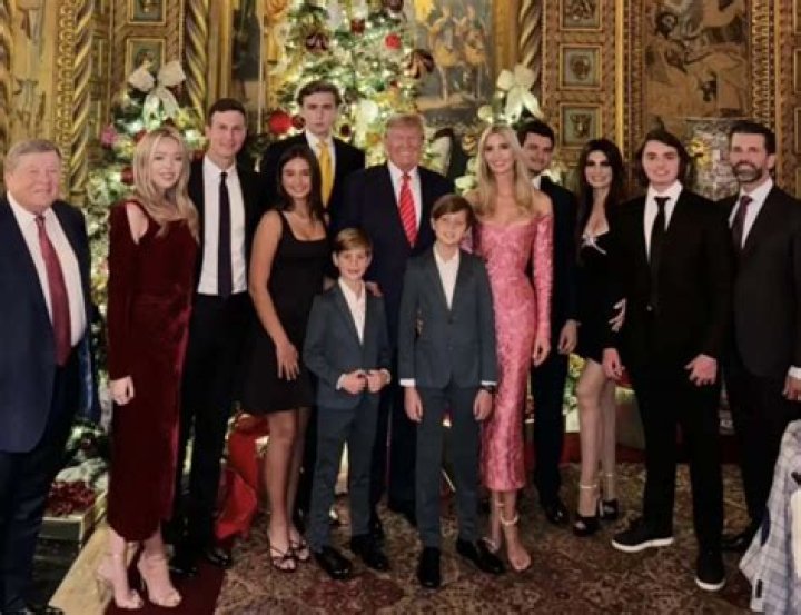 How Trump family Christmas photo reveals Barron is set for new public