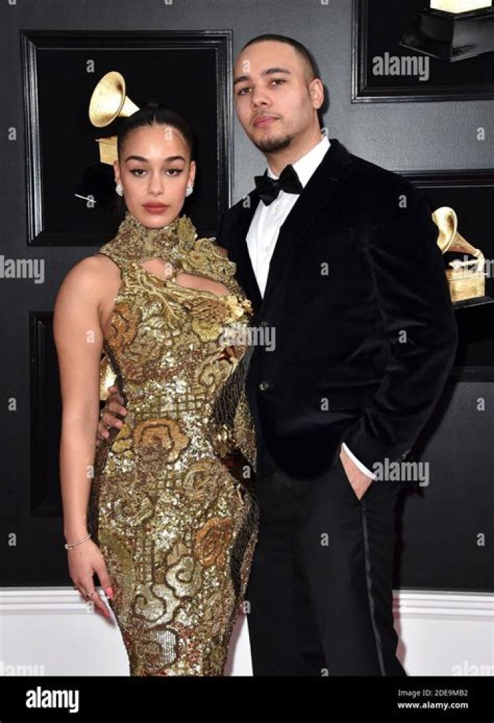 Joel Compass and Jorja Smith attend the 61st Annual GRAMMY Awards at