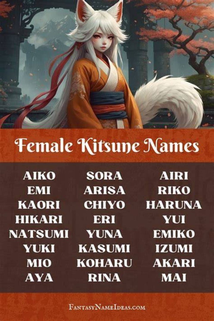 Kitsune Name Generator 1000s of random kitsune names