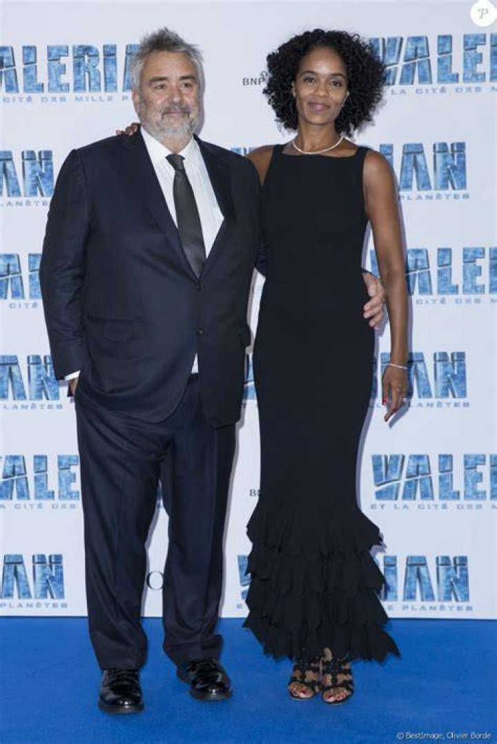 Luc Besson avec sa femme Virginie BessonSilla et ses enfants Thalia