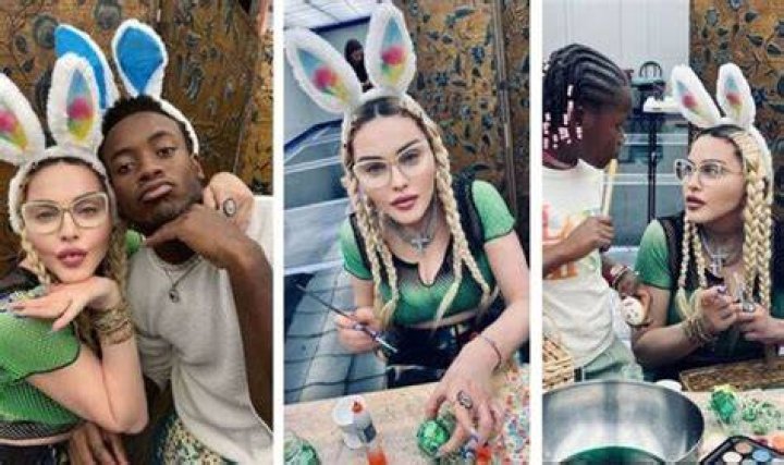 Madonna, 63, flaunts youthful visage as she strikes sultry pose in rare