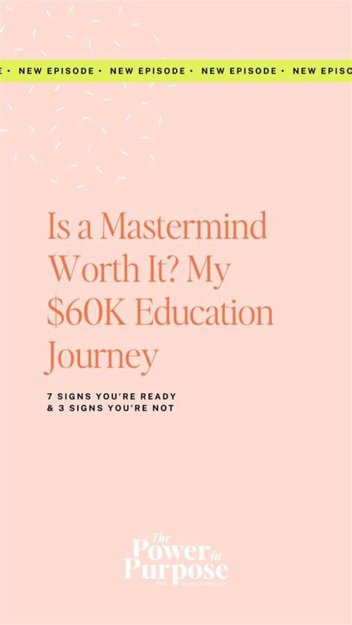 Mastermind Your Education Journey With Will Douglas