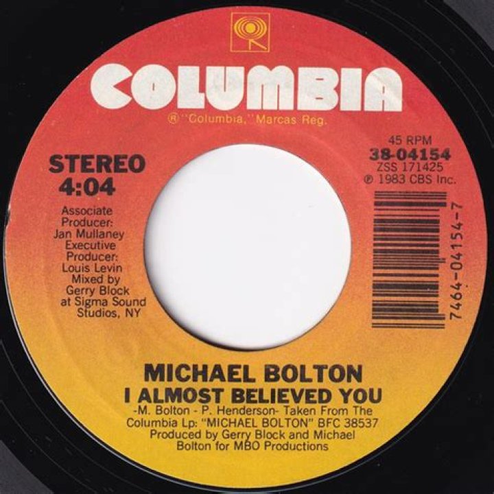 Michael Bolton I Almost Believed You Lyrics Genius Lyrics