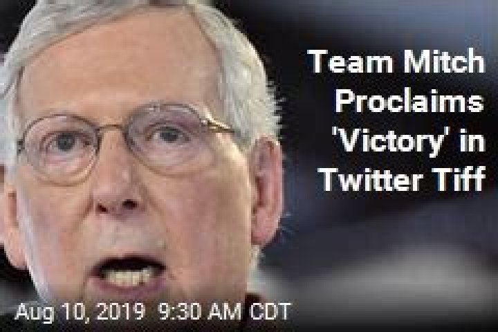 Mitch McConnell’s campaign Twitter account returns after suspension