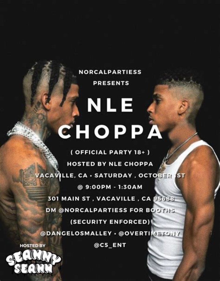 NLE Choppa Tickets, 2022 Concert Tour Dates Eventworld
