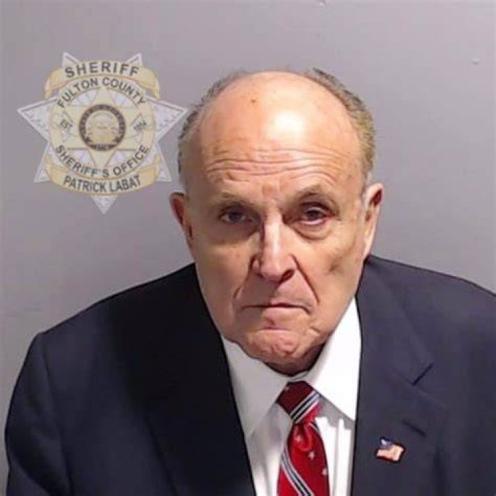 Rudy Giuliani Mugshot Sheriff Releases Former Mayor's Booking Photo