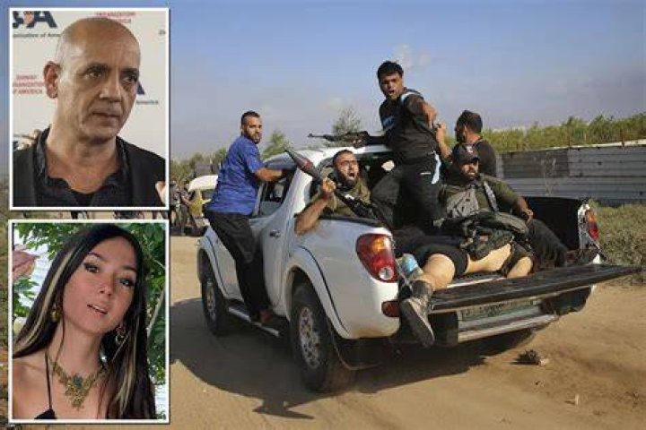 Shani Louk paraded by hamas militants in gaza in a truck Shani Louk