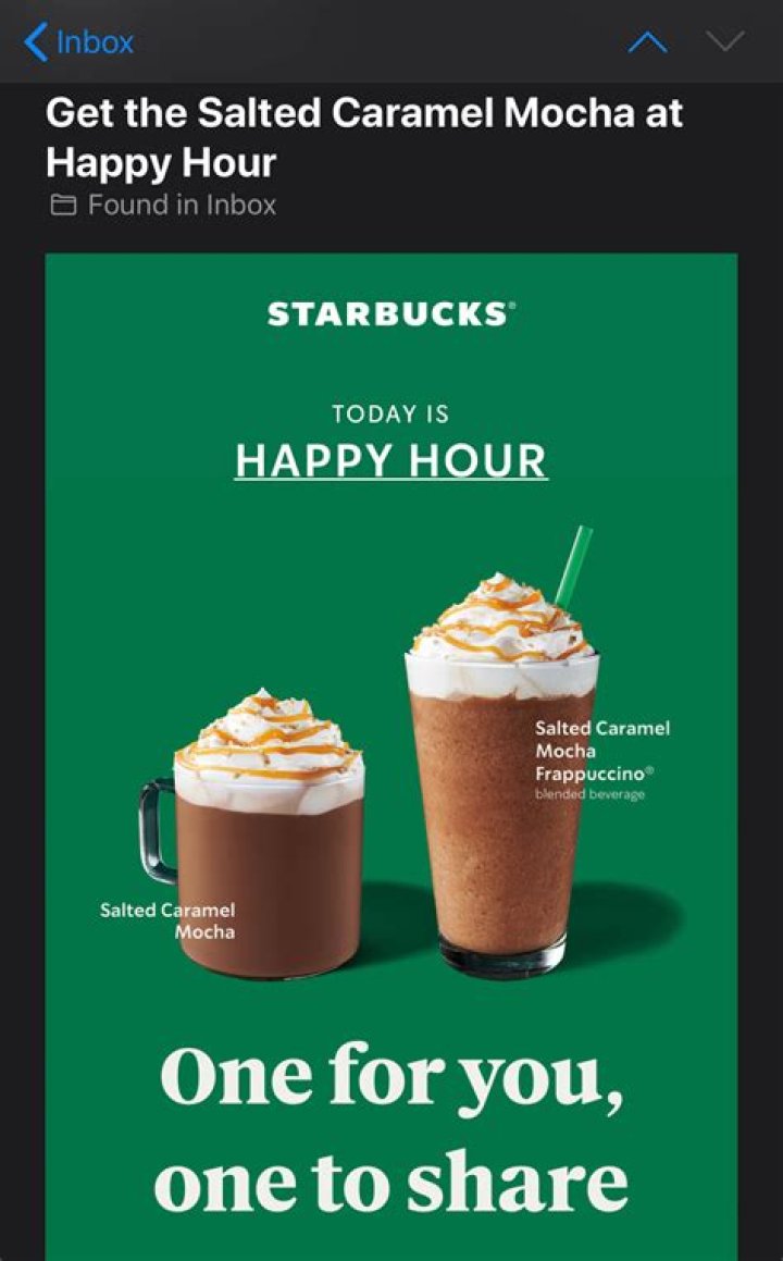 STARBUCKS HAPPY HOUR THURSDAY JULY 16TH The Freebie Guy®