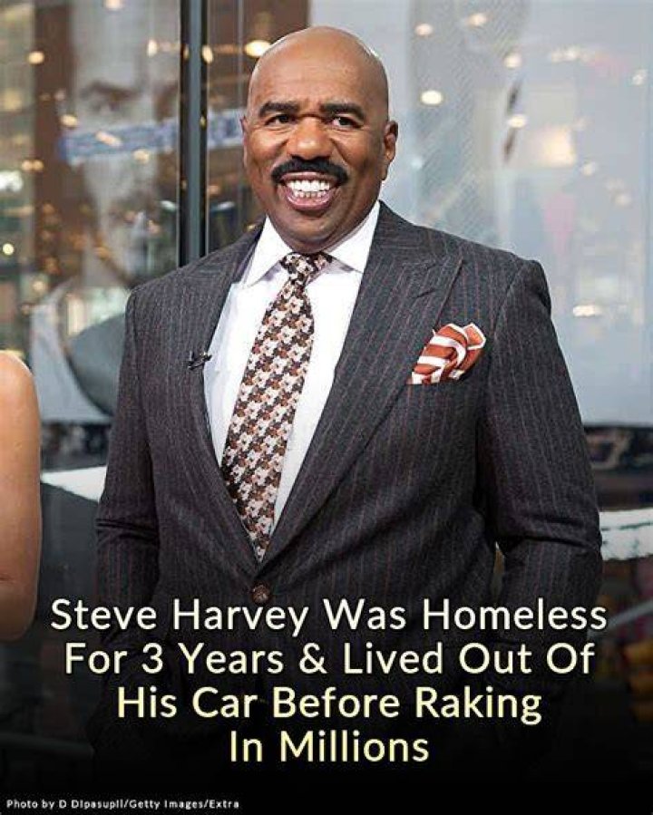 Steve Harvey Once Lived In His Car, Here’s How Much The Star Is Worth Now