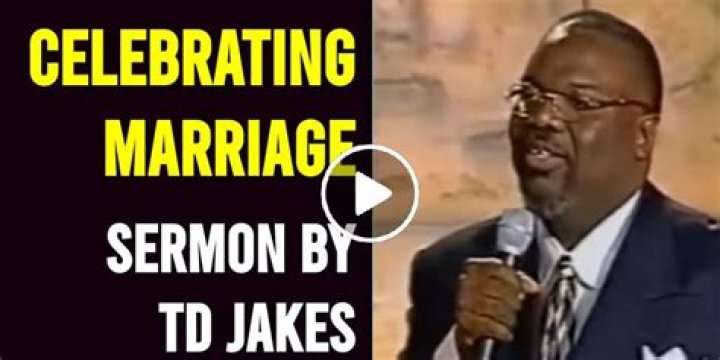 T.D Jakes Church, Sermon, Marriage, Wife And Children