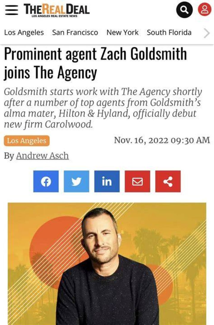 The Team &mdash; ZACH GOLDSMITH