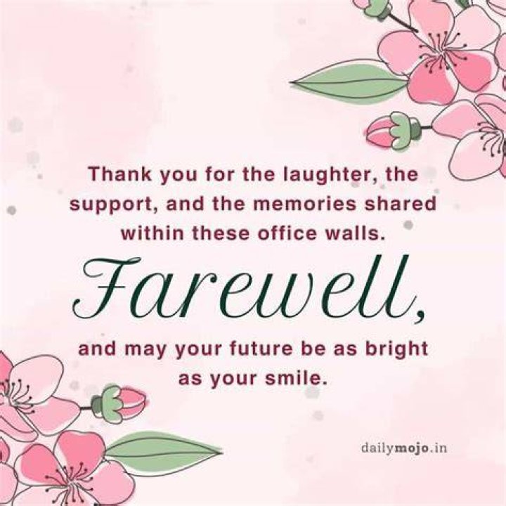 Touching Farewell Quotes For Seniors