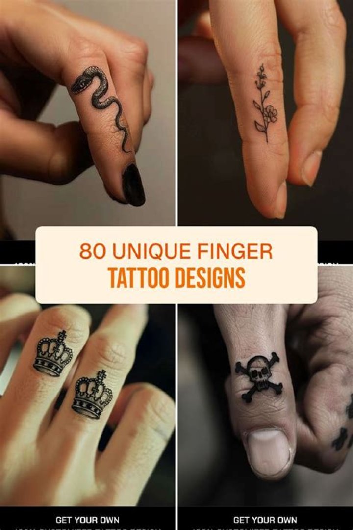 Unique Finger Tattoos