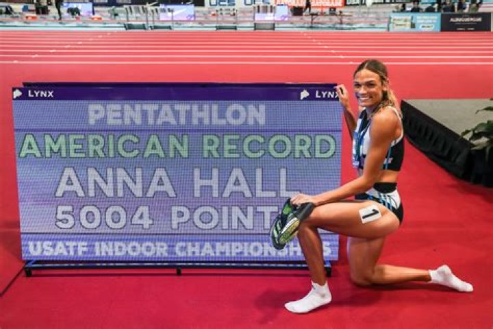 USATF Pentathlon &mdash; Anna Hall Just Misses WR Track & Field News
