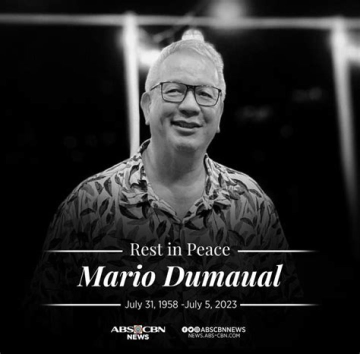 Veteran entertainment journalist Mario Dumaual dies