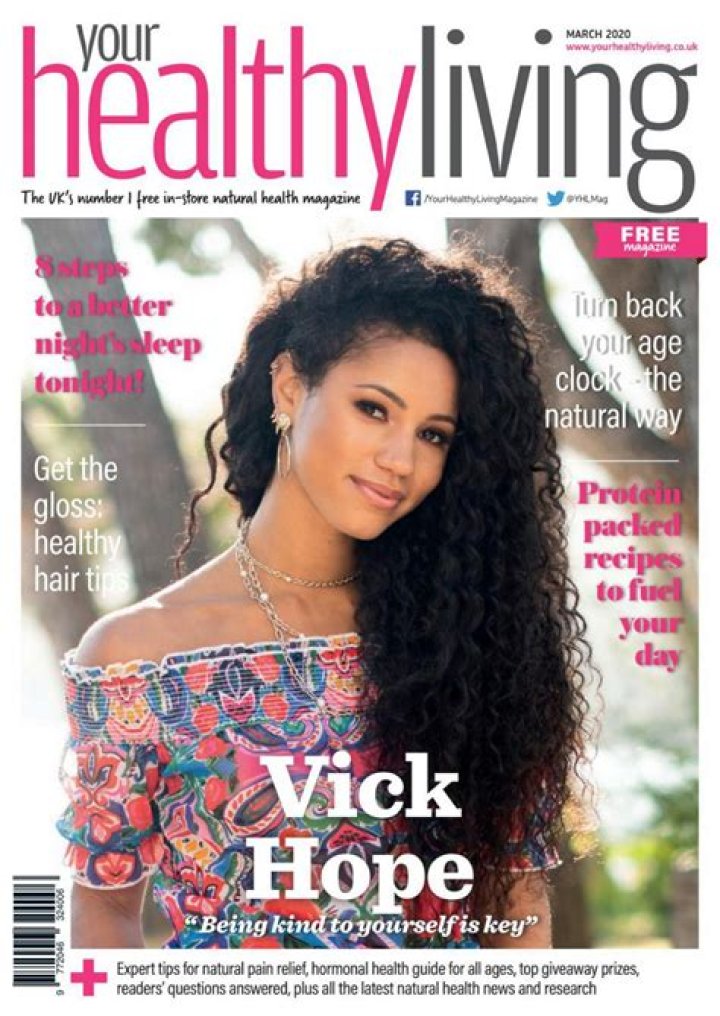 Vick Hope Your Healthy Living Magazine March 2020 Issue • CelebMafia