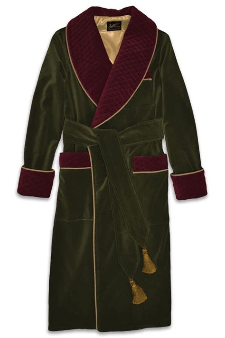Vintage Mens Robe Dressing Gown 1930s 1940s Martus Wool Etsy UK in