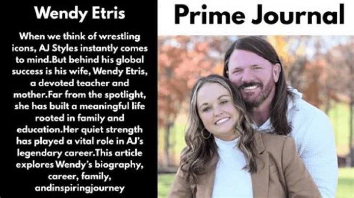 Wendy Etris 3 Facts to Know About AJ Styles' Wife Wendy Etris 3 Facts