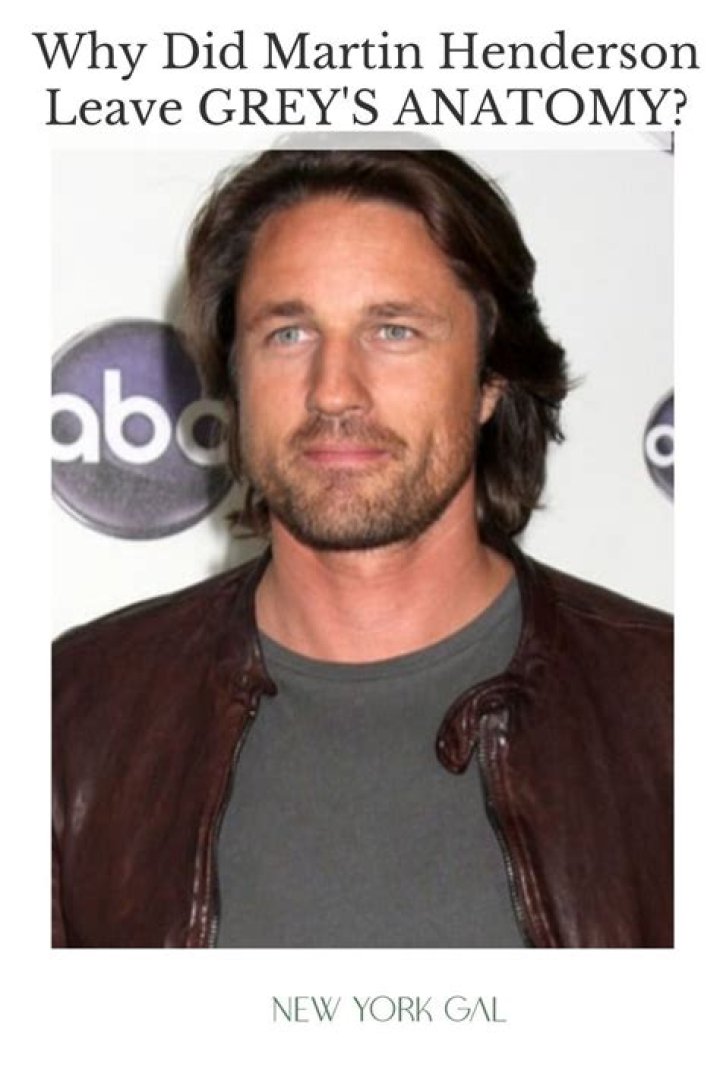 Why Did Martin Henderson Leave Grey’s Anatomy? New York Gal in 2023